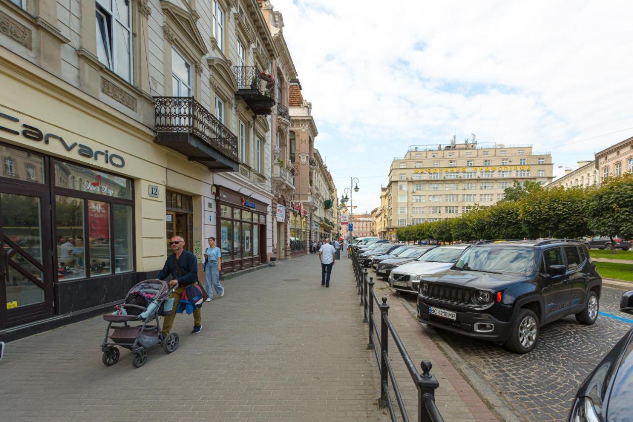 Apartament Центр На Вулиці Проспект Шевченка 12 Навпроти Макдональса З Балконом Lwów Zewnętrze zdjęcie